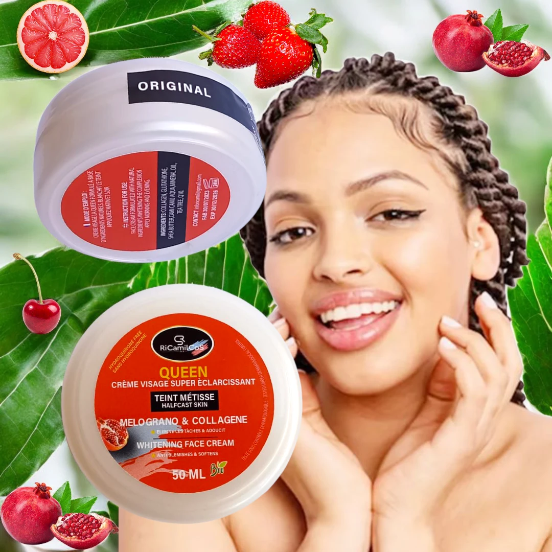 creme visage eclaircissante Teint metisse-QUEEN