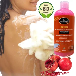 Gel douche dermatologique eclaircissant Gommant au collagene(+Savon visage offert)