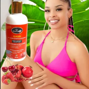 Lait corporel eclaircissant BIO teint metisse- QUEEN