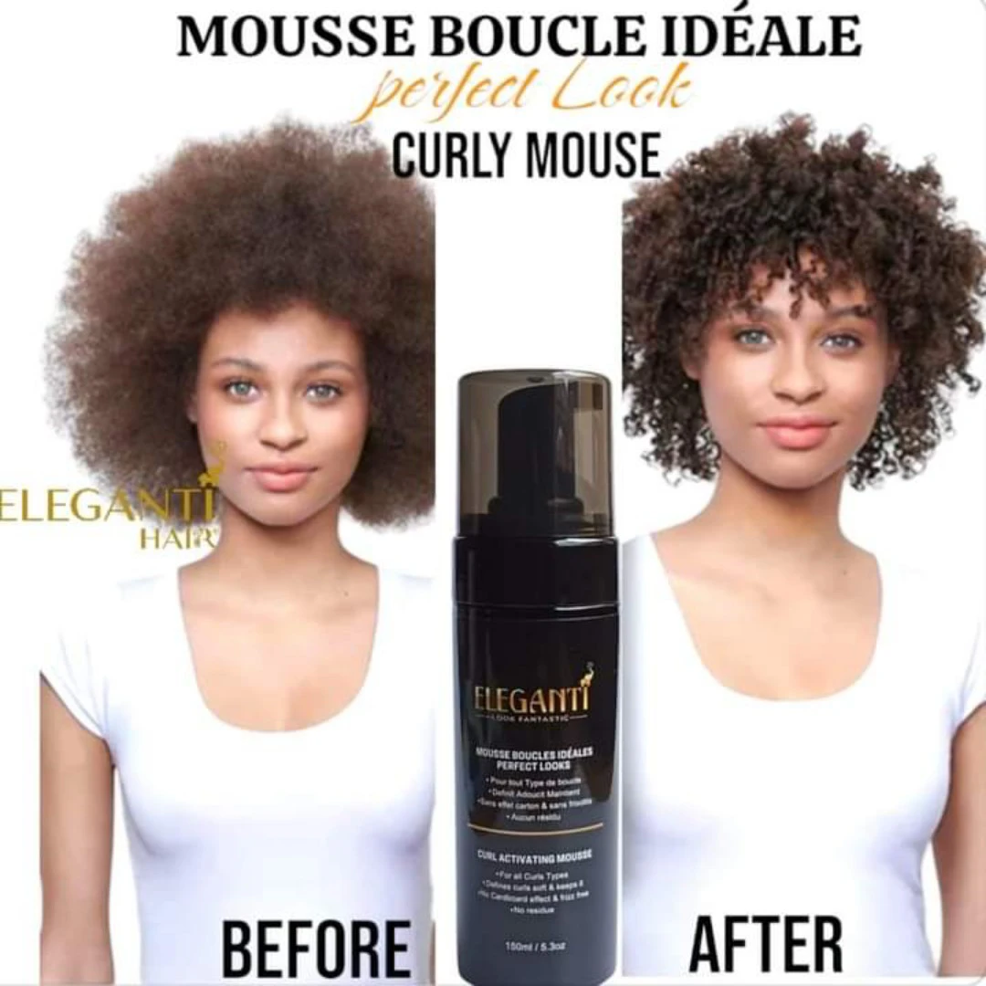 Mousse pour boucler les cheveux perfect look