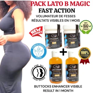 Pack volume BBL SANS CHIRURGIE fesses et hanches 2 CREME+2 SERUM